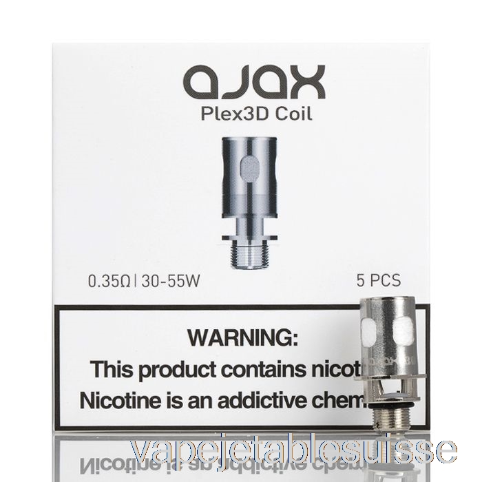 Vape Suisse Innokin Ajax Plex3d Bobines De Remplacement 0.35ohm Bobines Ajax Plex3d